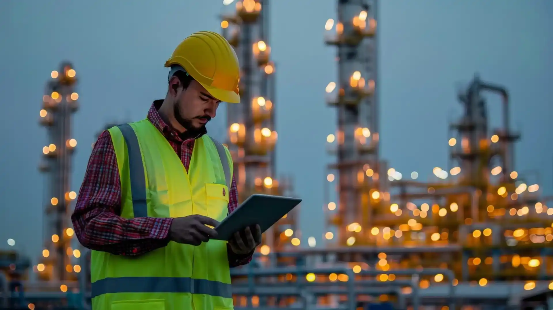 al-barrengineering-oil-and-gas-engineer-with-tablet-oil-refinery-in-background-hard-hat-high-visibility